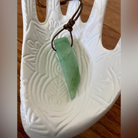 Intuitively Chosen Natural Stone Crystal Pendant Necklace - Picture 5 of 6